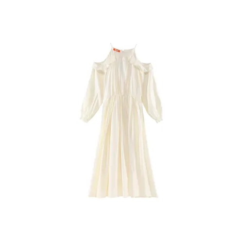 RTNH Long-Sleeved Dresses Women's Apricot