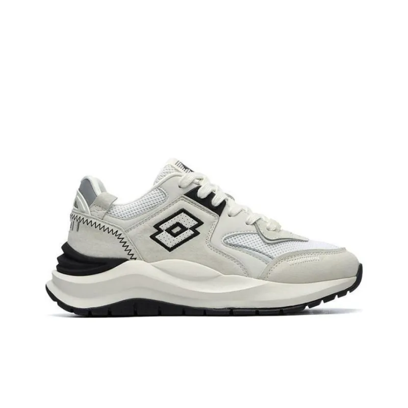 LOTTO Thundercloud Cushioning Anti Slip And Wear Resistant Low Top Sports Casual Shoes Women's Ecru-1