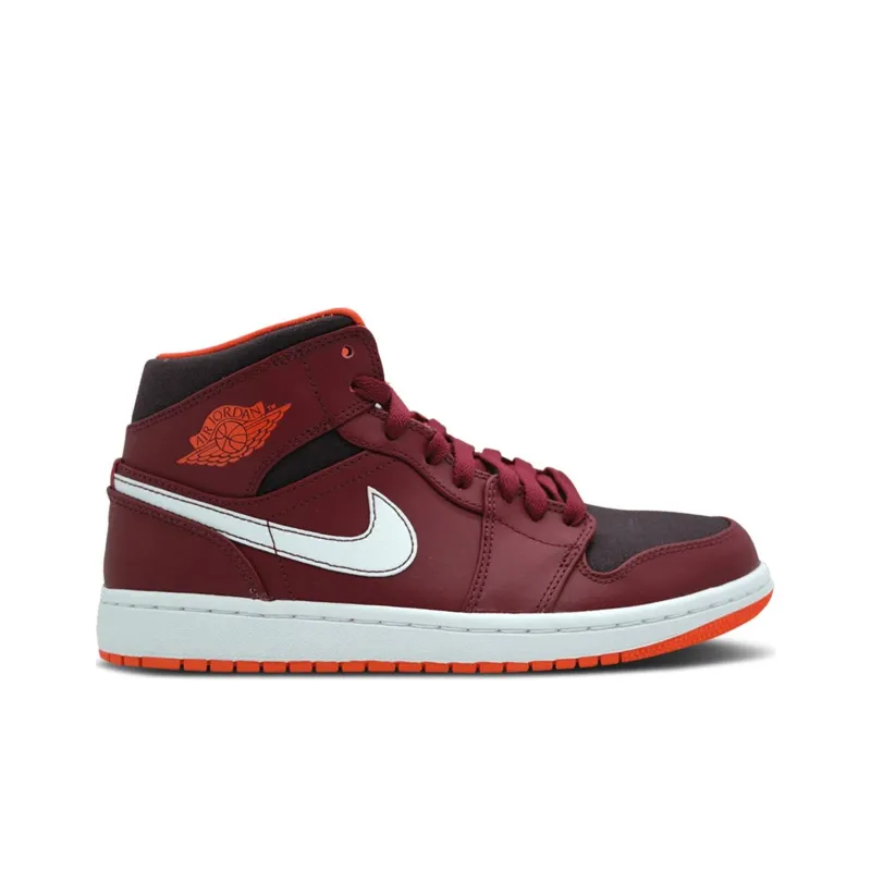 Jordan 1 Mid Team Red Electric Orange-1
