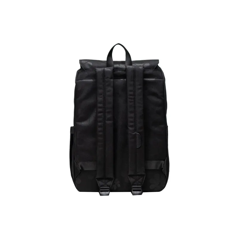 Herschel Recycled Fabric Backpack Small Size Unisex Black-2