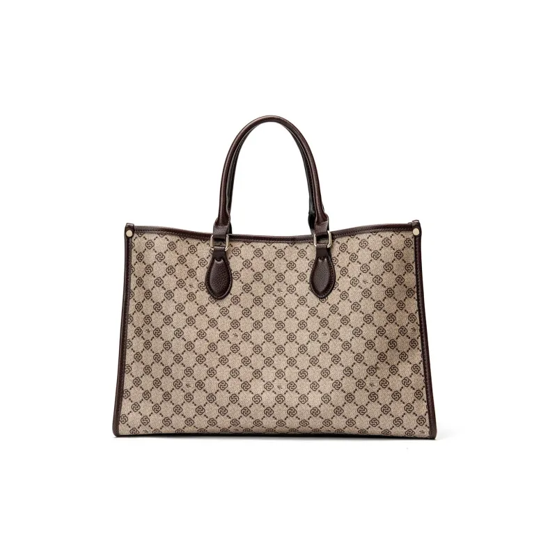 SANTA BARBARA POLO & RACQUET CLUB PVC Printed Fabric Handbag Regular Women's Gray-2