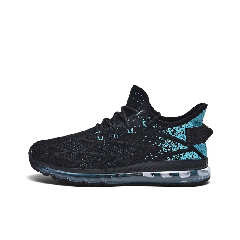 Black tailed Deer Breathable Low Top Running Shoes Men's-8