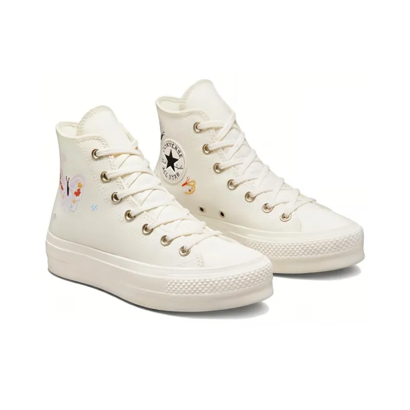 Converse Women's Chuck Taylor All Star Lift Platform High 'Butterfly Wings'-2