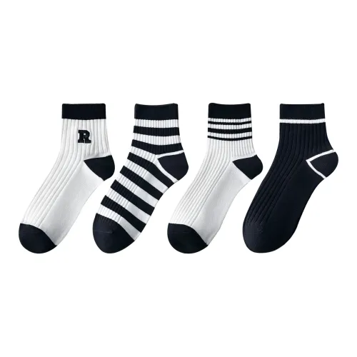 XXLLG Ankle Socks Women's 4 Pack
