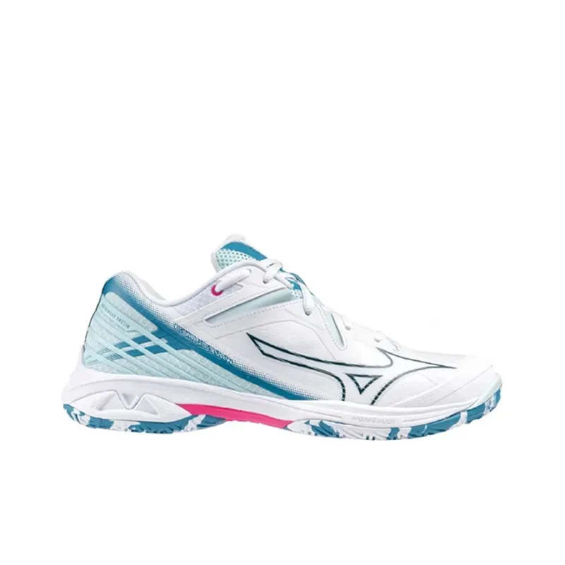 Mizuno Wave Claw 3 Wide 'White Sailor Blue'-1