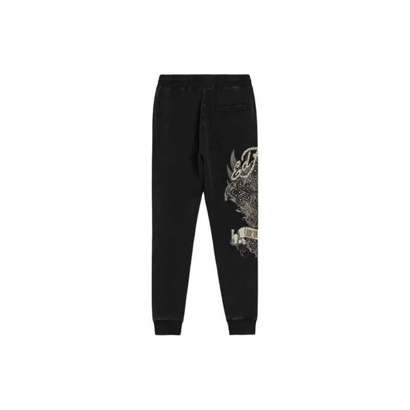 Ed Hardy SS24 Casual Pants Men's Black-1