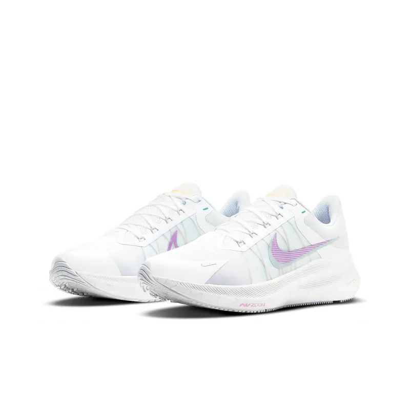 Nike Zoom Winflo 8 Football Grey Violet Shock Women's-2