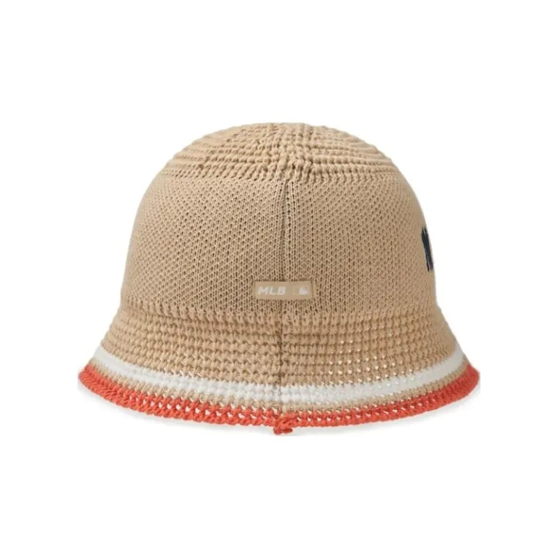 MLB Cotton Bucket Hats Unisex Khaki-3