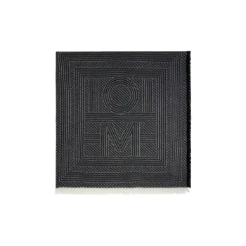 TOTEME Virgin Wool Knit Scarves Women's Gray