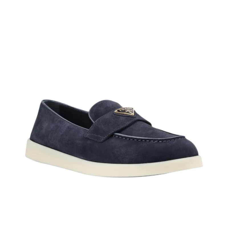 PRADA Loafers 2.5cm Women's Marine Blue-2