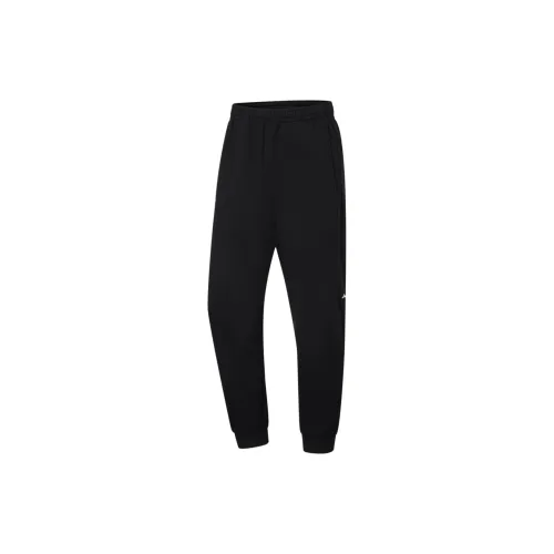 LINING Table Tennis Series Knitted Sweatpants Unisex Black