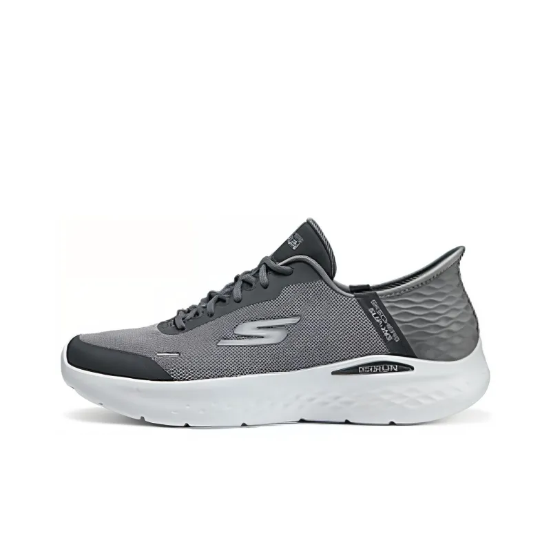 Skechers GO RUN Durable Breathable Low Top Casual Running Shoes Men's Gray-0