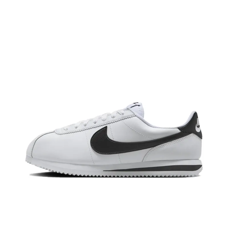 Nike Cortez Leather White Black Women's-0