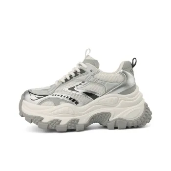 BOERDIQI Height Increasing Wear Resistant Low Top Chunky Sneakers