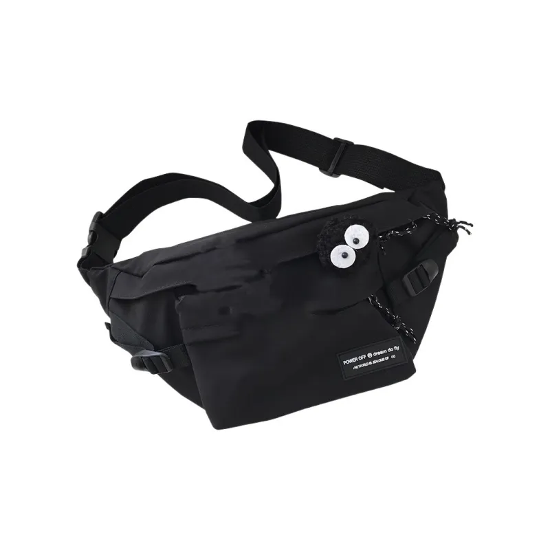 G FAVOR Nylon Sling Bag Regular Unisex Black/White/Purple-0