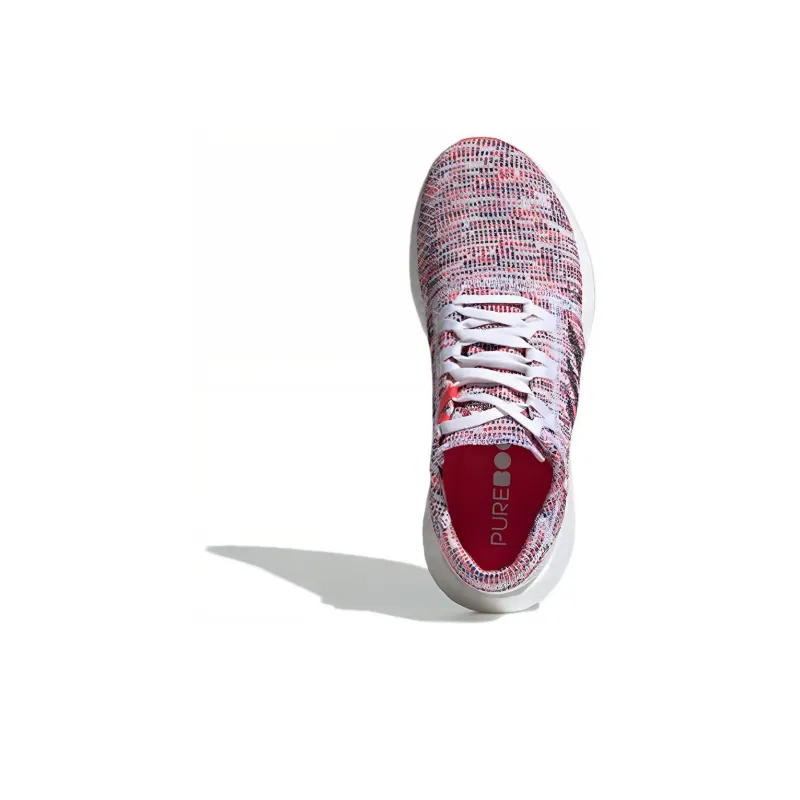 Adidas Pureboost Go Cloud White Shock Red Women's-3