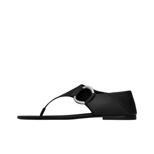 SAINT LAURENT Xsl Strap Sandals 0.5cm Men's Black