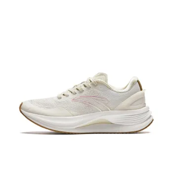 Anta Champion Running Shoes Pro Xian Technology Cushioning Wear Resistant Low Top Running Shoes Women's White Gray