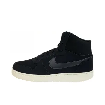 Nike EBERNON Mid SE Cushioning Mid Top Skateboard Shoes Women's Black
