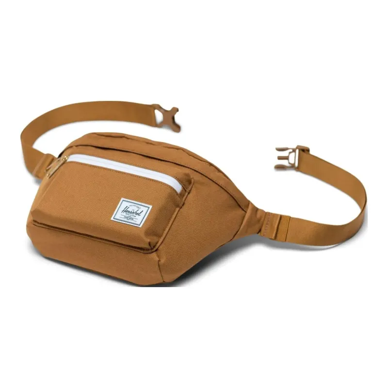 Herschel Recycled Fabric Sling Bags One Shoulder Crossbody Fanny Pack Unisex Bronze Brown-2