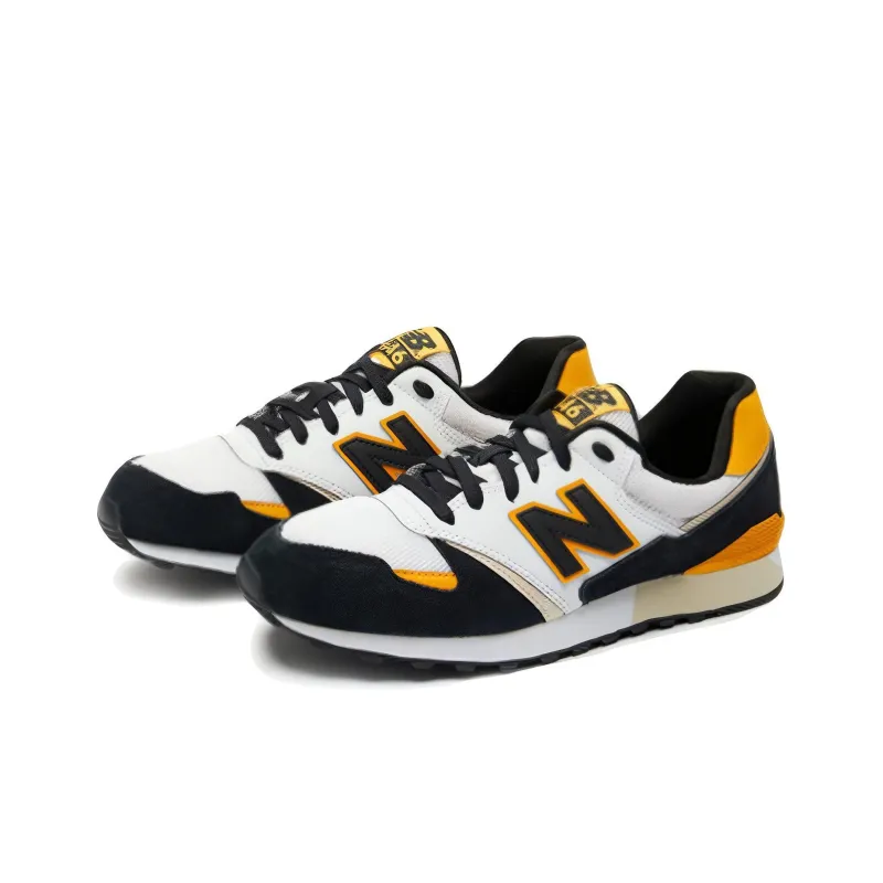 New Balance 446 Series Black White Yellow-2