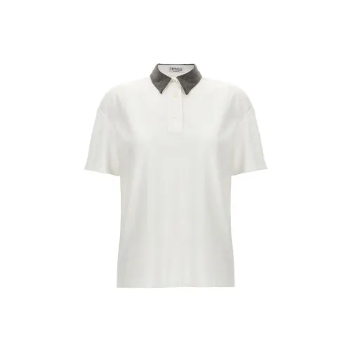 Brunello Cucinelli Polo Shirts Women's White