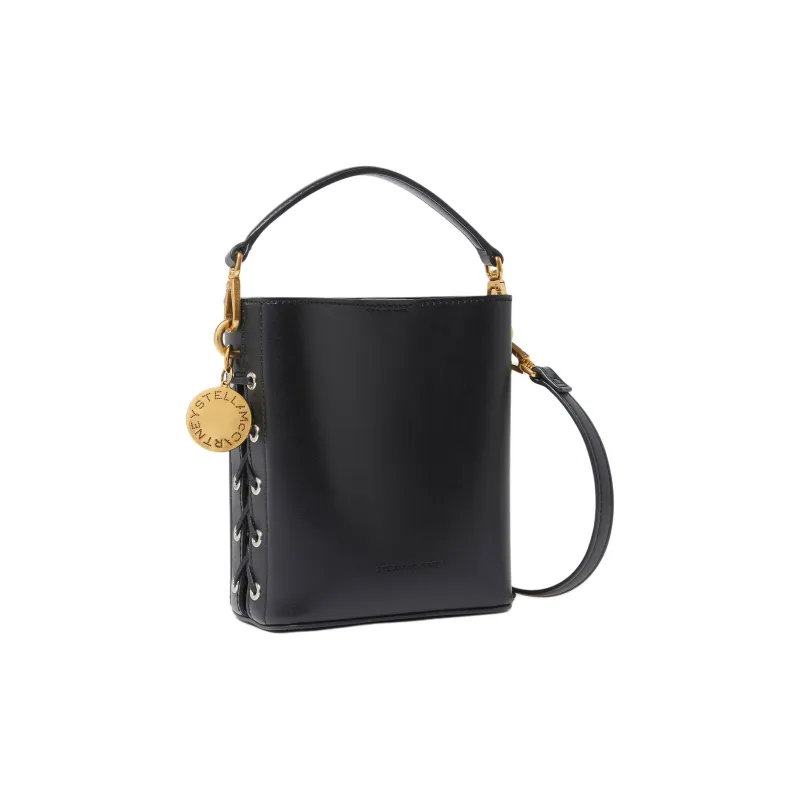 Stella McCartney Frayme Logo Charm Bucket Bag-1