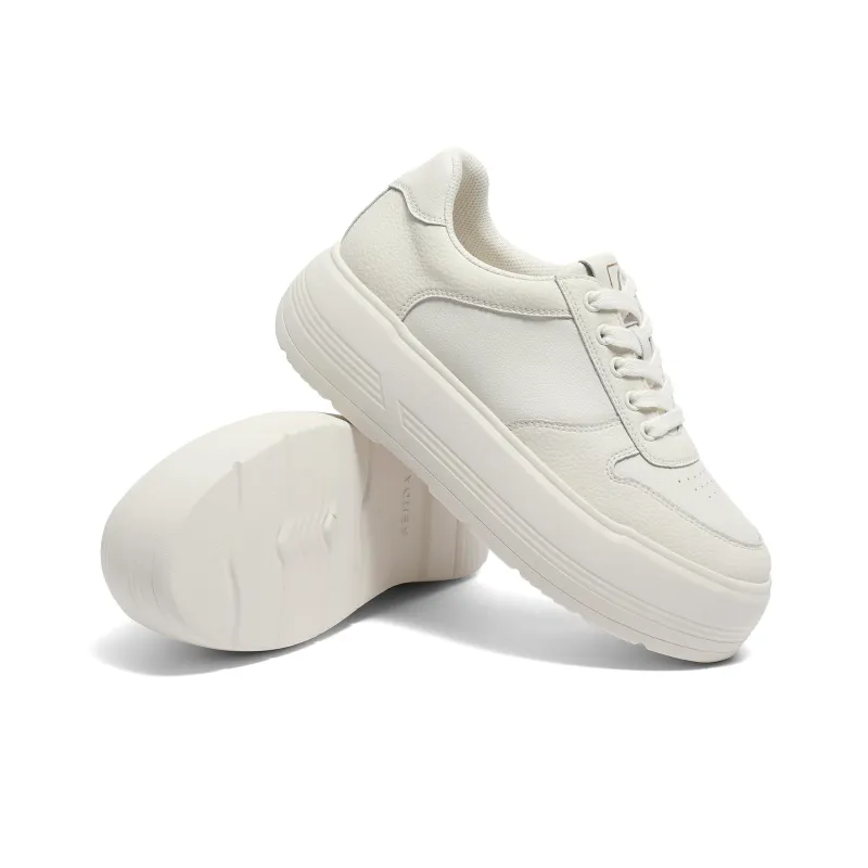 Senda Skateboard Shoes Women's Low Top White-9