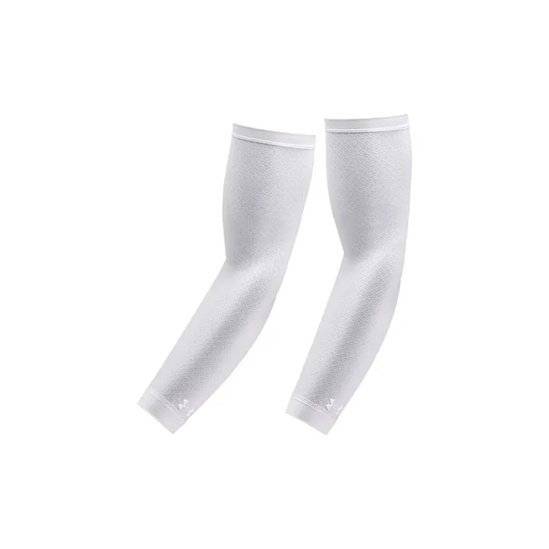 Under Armour Fitness Basketball Cycling Arm Guards 1 Pair White Unisex-3