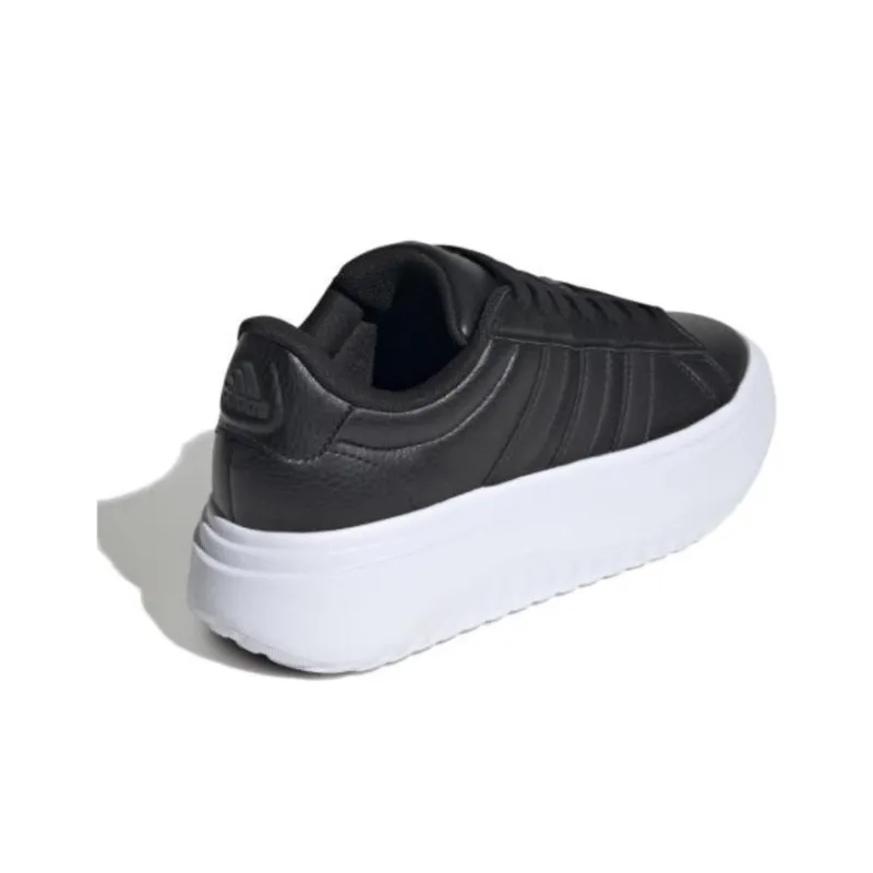 Adidas GRAND COURT Cushioning Anti Slip And Wear Resistant Low Top Casual Shoes Women's Black White-2
