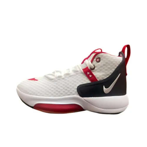 Nike Zoom Rize 1 Basketball Shoes Men High-Top Beige/Black/Red