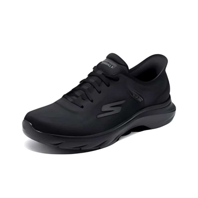 Skechers GO WALK 7 Cushioning, Slip Resistant, Breathable, Lightweight Low Top Casual Running Shoes Women's Black-2