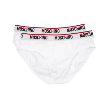 MOSCHINO Two Pack Logo Waistband Briefs