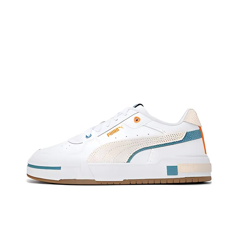 PUMA Skate Shoes 'White Brown Green'-0