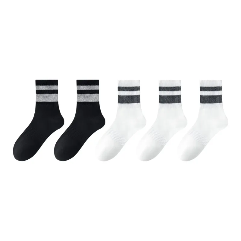 MIIOW Mid Calf Socks Men's 5 Pack-30