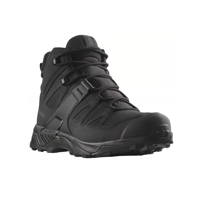 SALOMON X Ultra Forces Mid GTX Anti Slip Wear Resistant Mid Top Outdoor Shoes Unisex Black-2