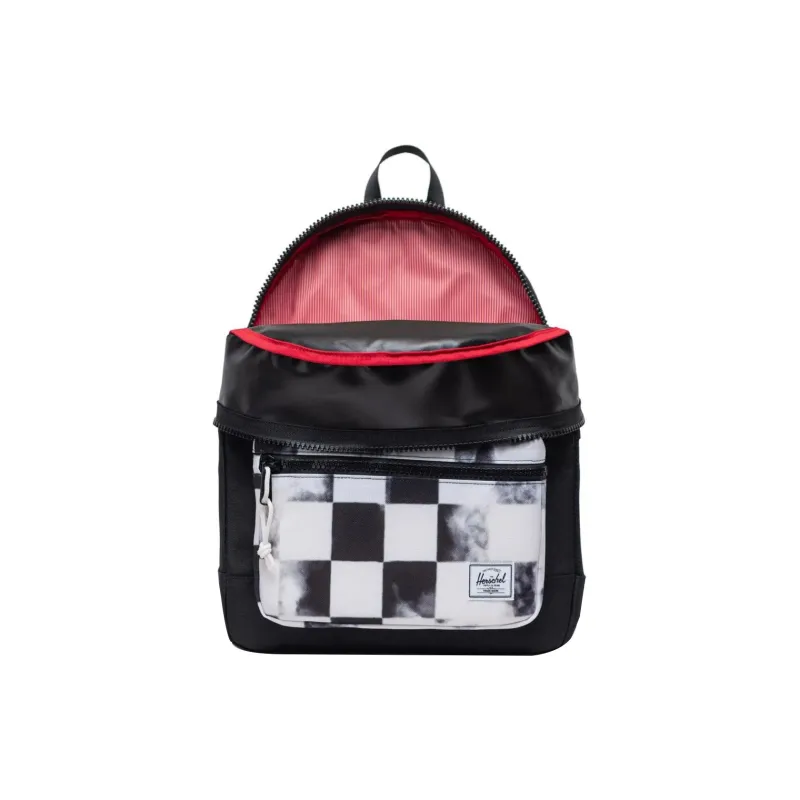 Herschel Recycled Fabric Backpack Unisex Black Plaid-3