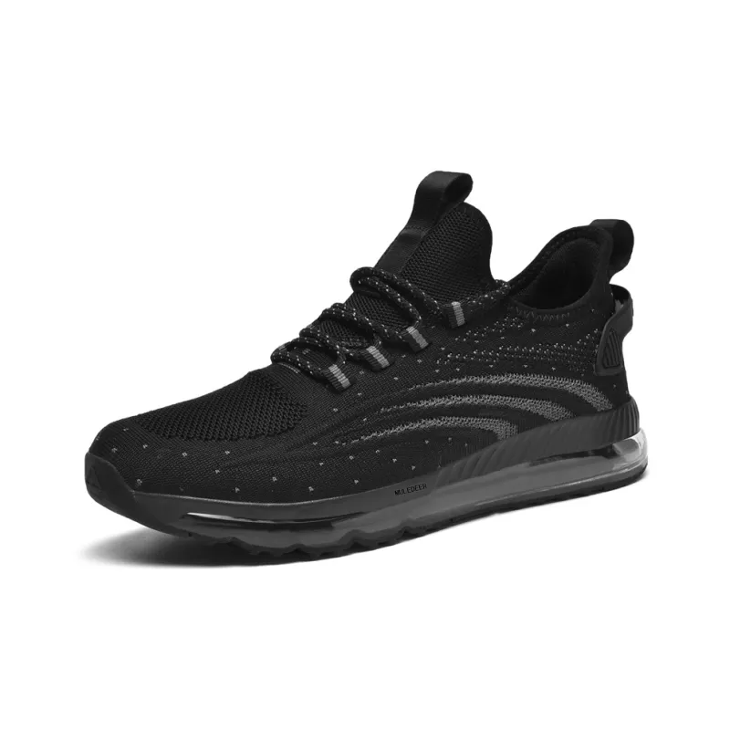 Black tailed Deer Muledeer Breathable Low Top Running Shoes Men's-1