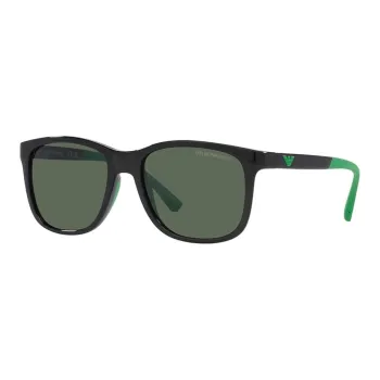 EMPORIO ARMANI - Oval Sunglasses Men's Blue