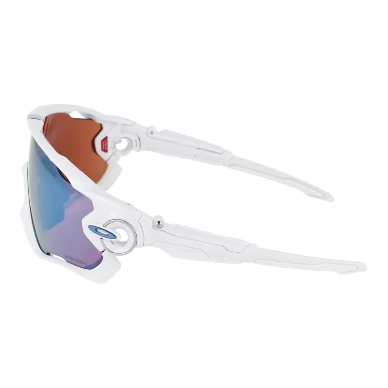 Oakley Irregular Shape Sunglasses Unisex White-2