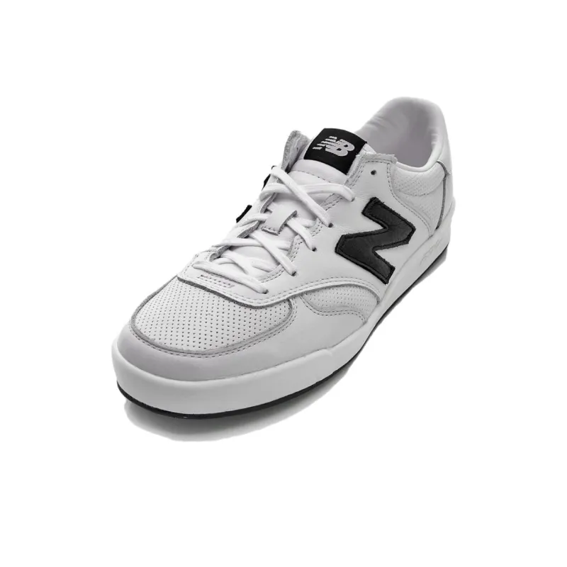 New Balance 300 Leather 'Black White'-2