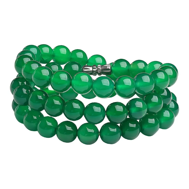 Lingxiang Yurun Chalcedony Necklaces Women's-5