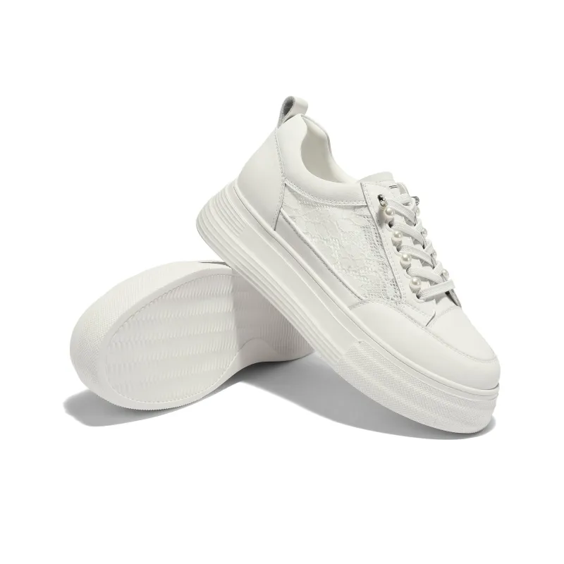 Senda Skateboard Shoes Women's White-4