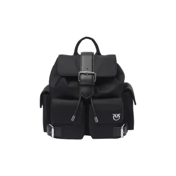 PINKO Nylon Backpack Women's Black