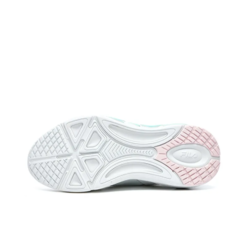 FILA MIND ELITE Cushioning Anti Slip And Wear Resistant Low Top Training Shoes Women's White Blue-4