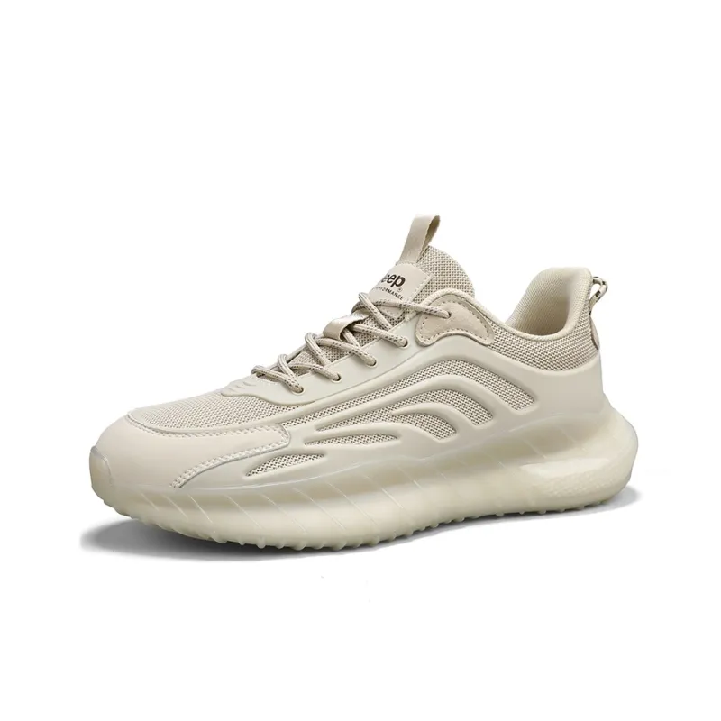 Jeep Cushioning Height Increase With Slip Resistant Properties Low Top Casual Shoes Men's-1