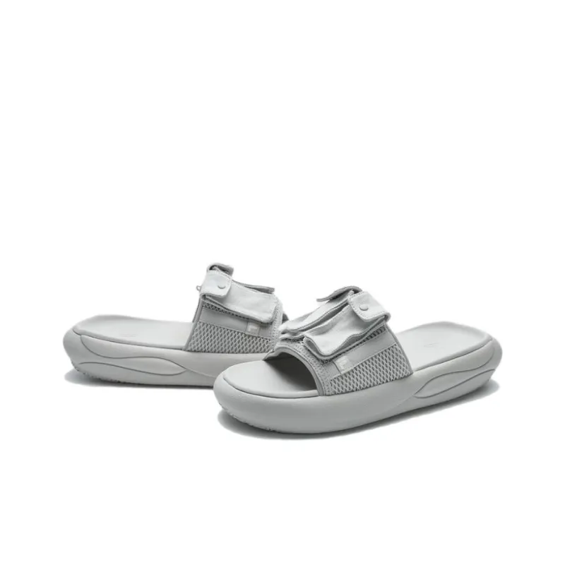 FILA FUSION Quiet Slide Slippers Men's Gray-2