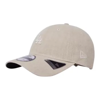 New Era Linen Baseball Caps Unisex Beige