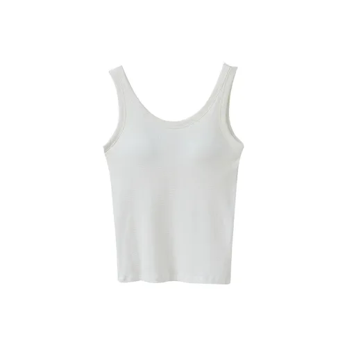 BONAS Tank Tops Women's 1 Pack White