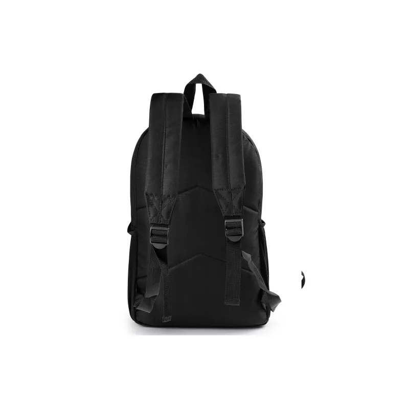 SAIQI Polyester Backpack Regular Unisex Black-2